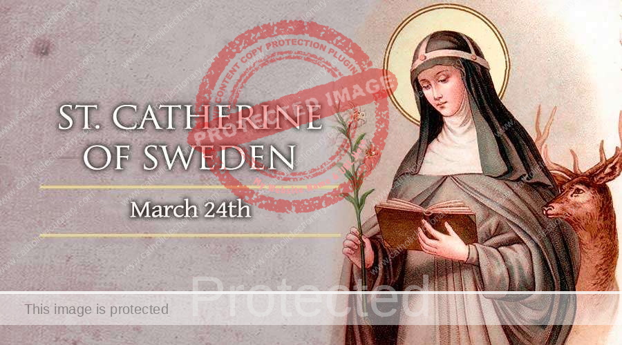 Saint of the day for March 24, Saint Catherine of Sweden
