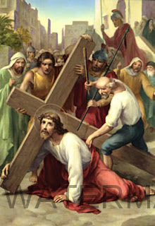 Stations of the Cross in Igbo - Third Station - Nkwusi nke Ato