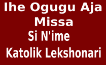 Igbo Mass Readings for September 26 2026, Satọde Izuụka nke Iri Abụọ na Ise N’Oge Nkịtị