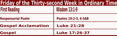 Bible quotations in Mass Readings for November 12 2021, -  Catholic Readings for November 12 2021      