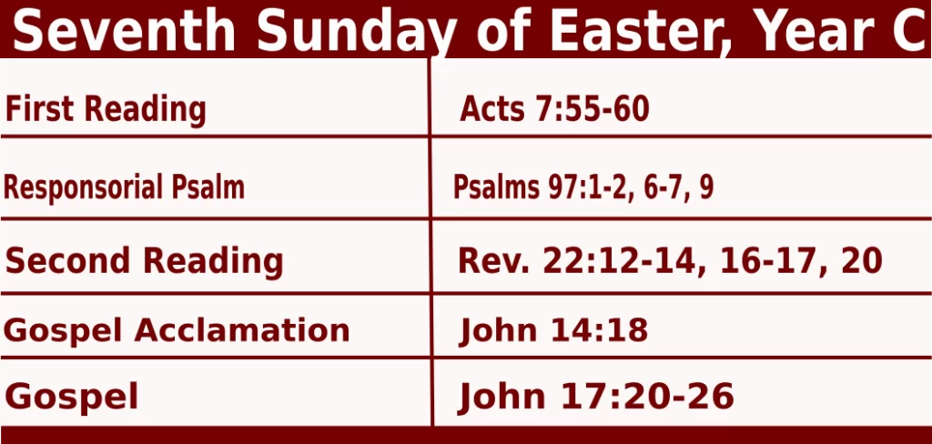 Seventh Sunday of Easter, Year C