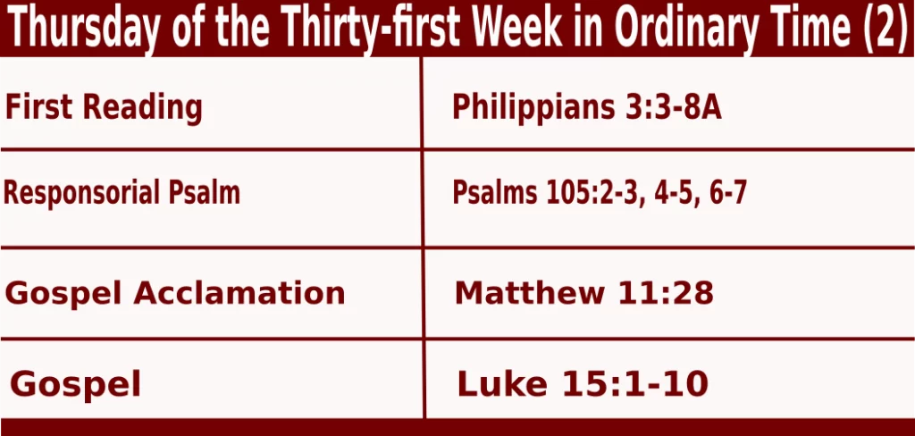 Mass Readings for November 3 2022 bible quotations